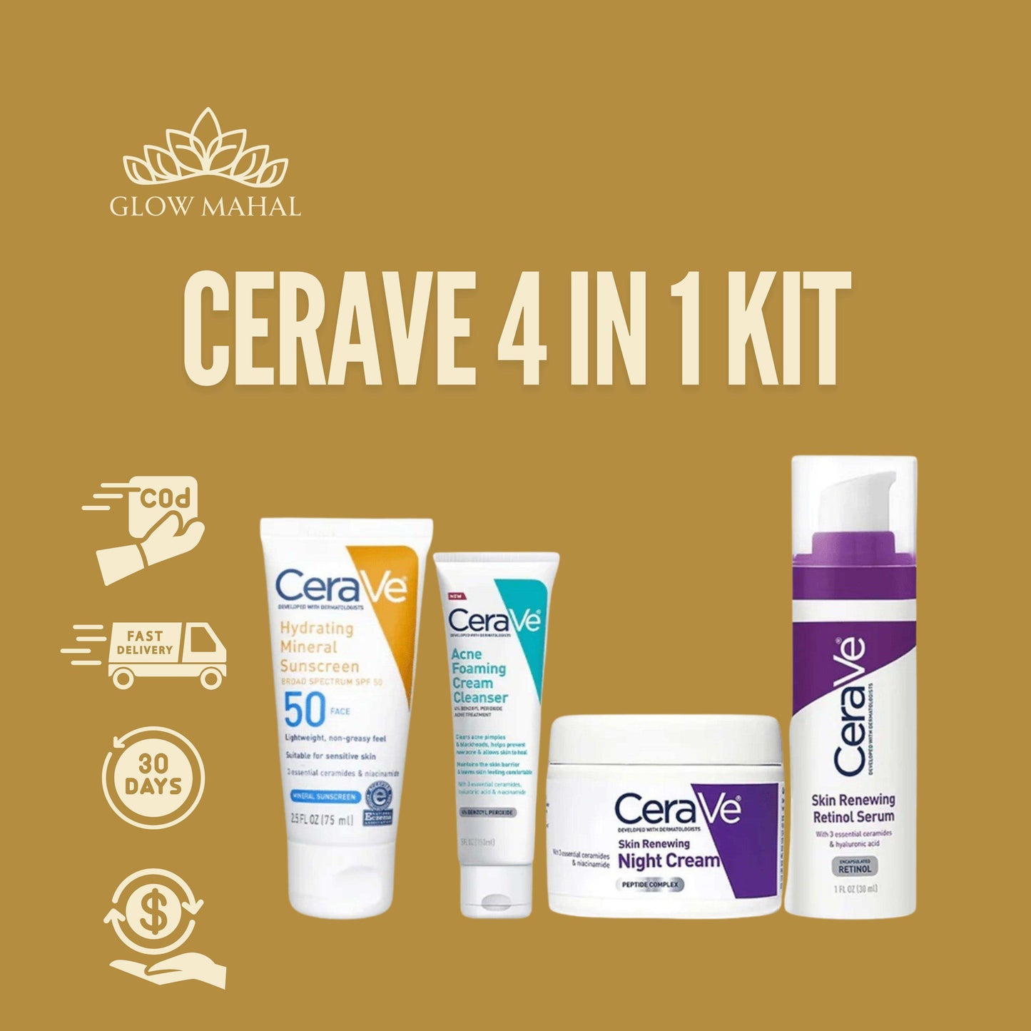 CERAVE 4 IN 1 BUNDLE